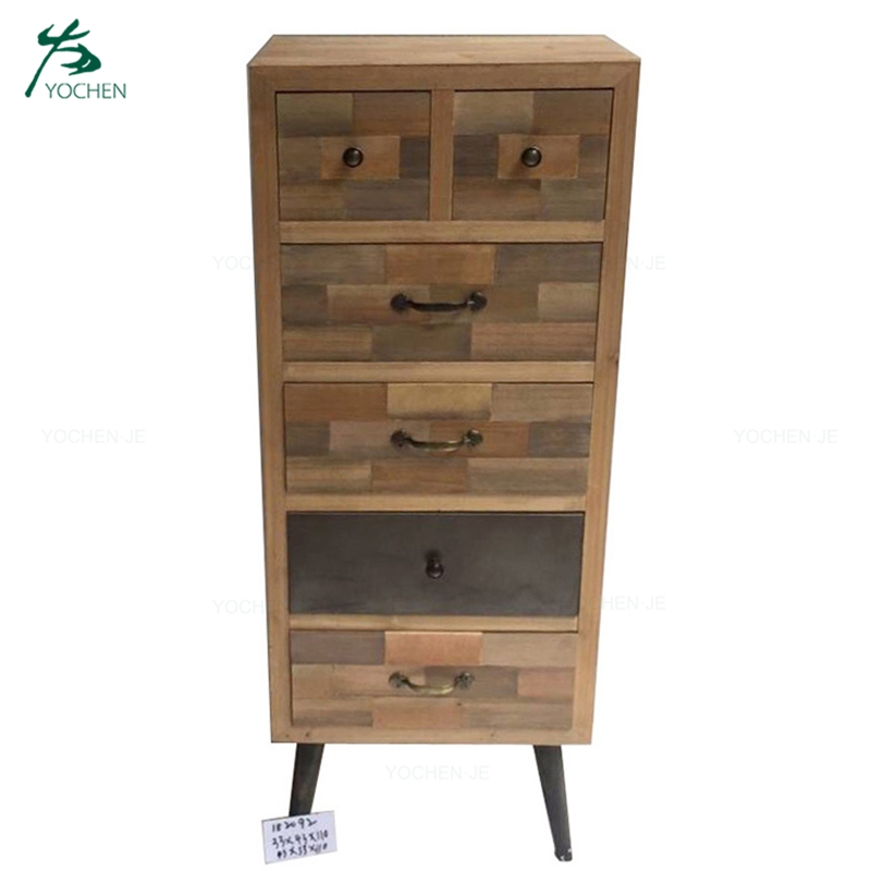 Solid wood furniture tallboy chest of drawers