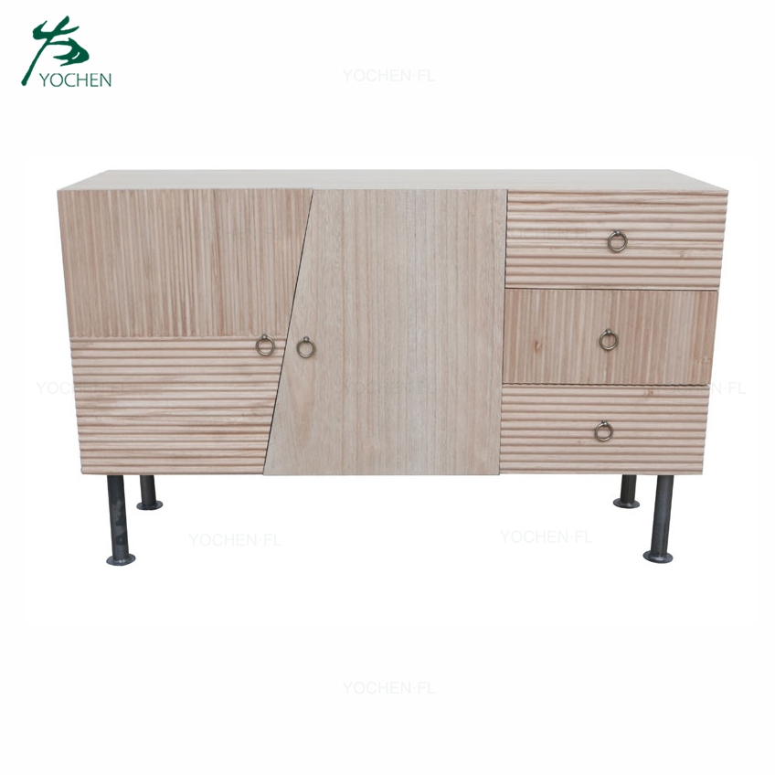 living room furniture American style wood drawer storage cabinet