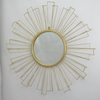 Antique Design Round Metal Sun Shaped Wall Hanging Mirror