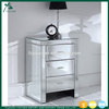 Mirrored bedroom furniture silver mirrored nightstand bedside cabinet