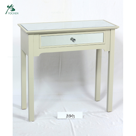 KD furniture drawer mirrored table living room Console Table with 1 Drawer