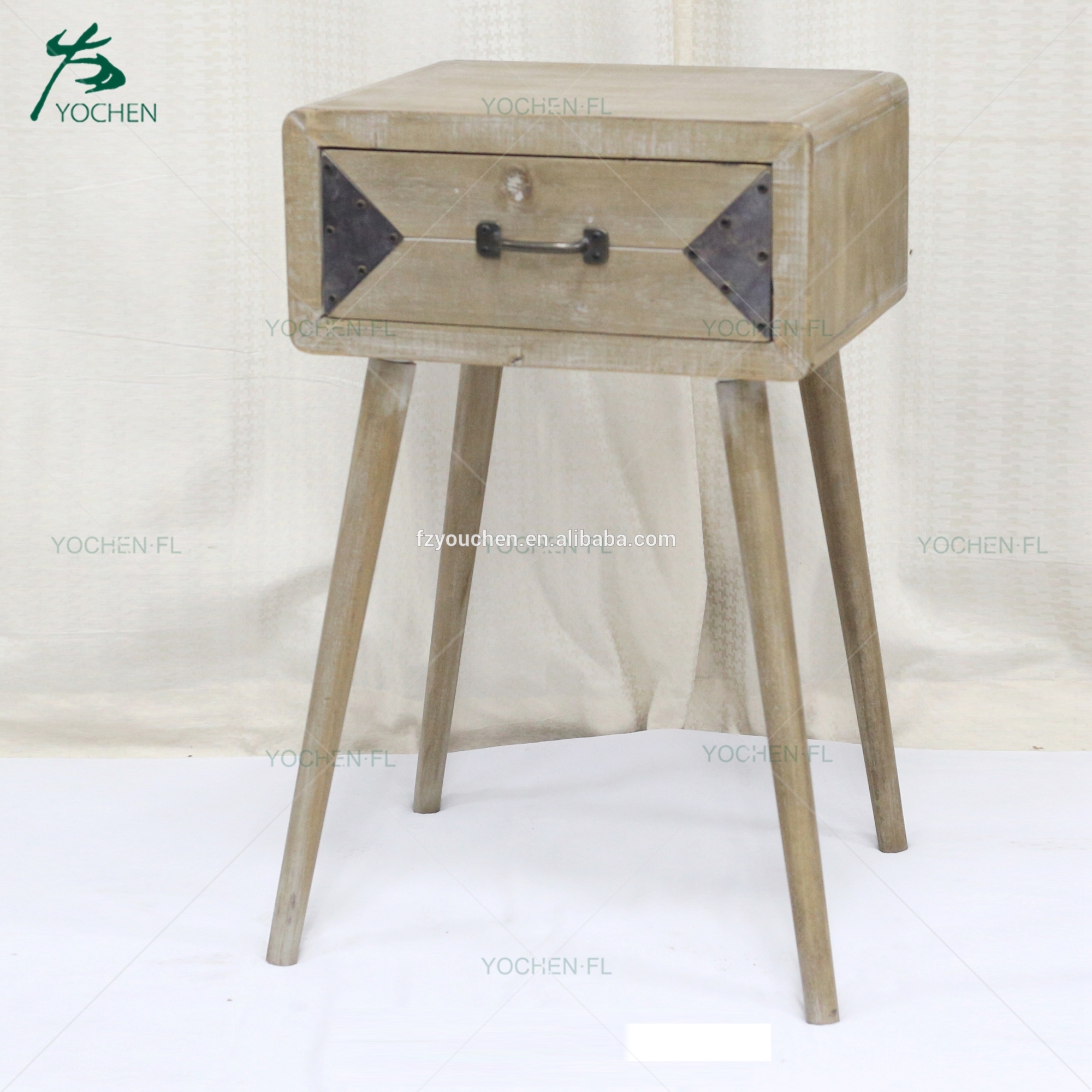 industrial furniture practical antique wooden folding table